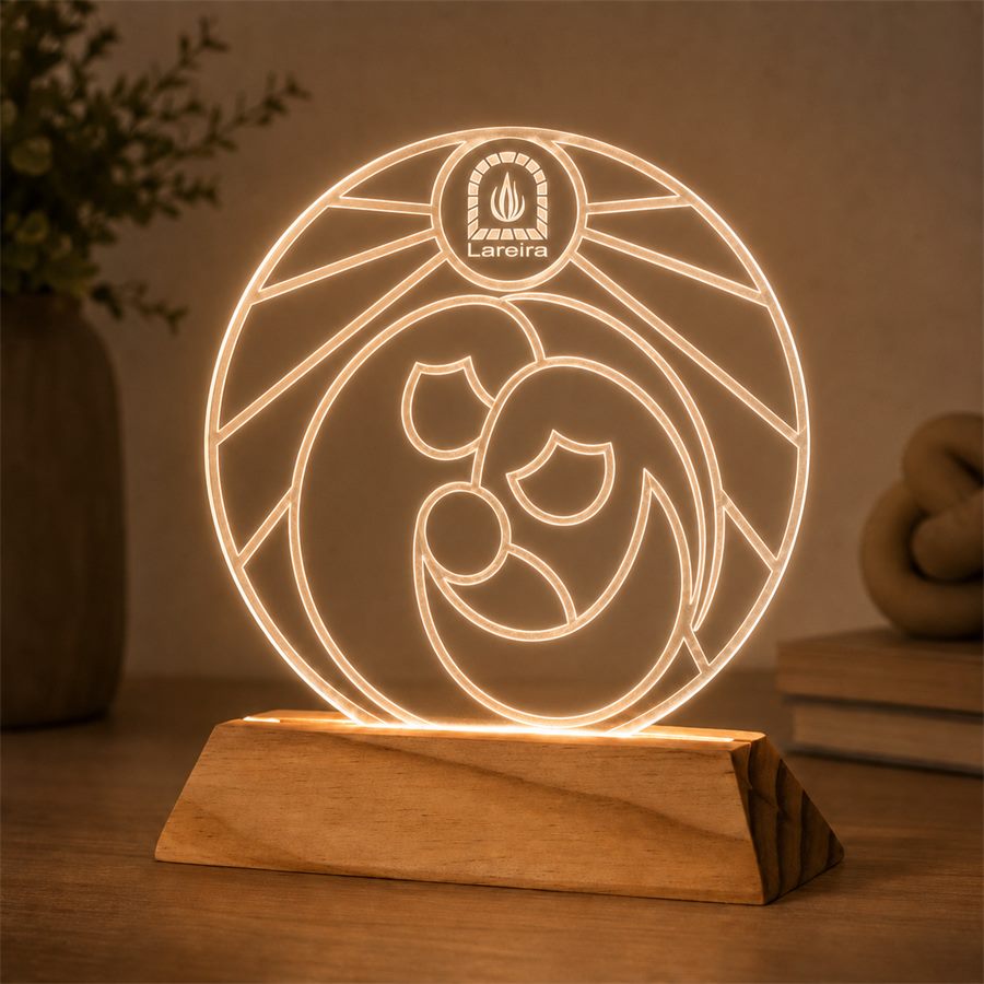 Luminária personalizada — projeto entregue